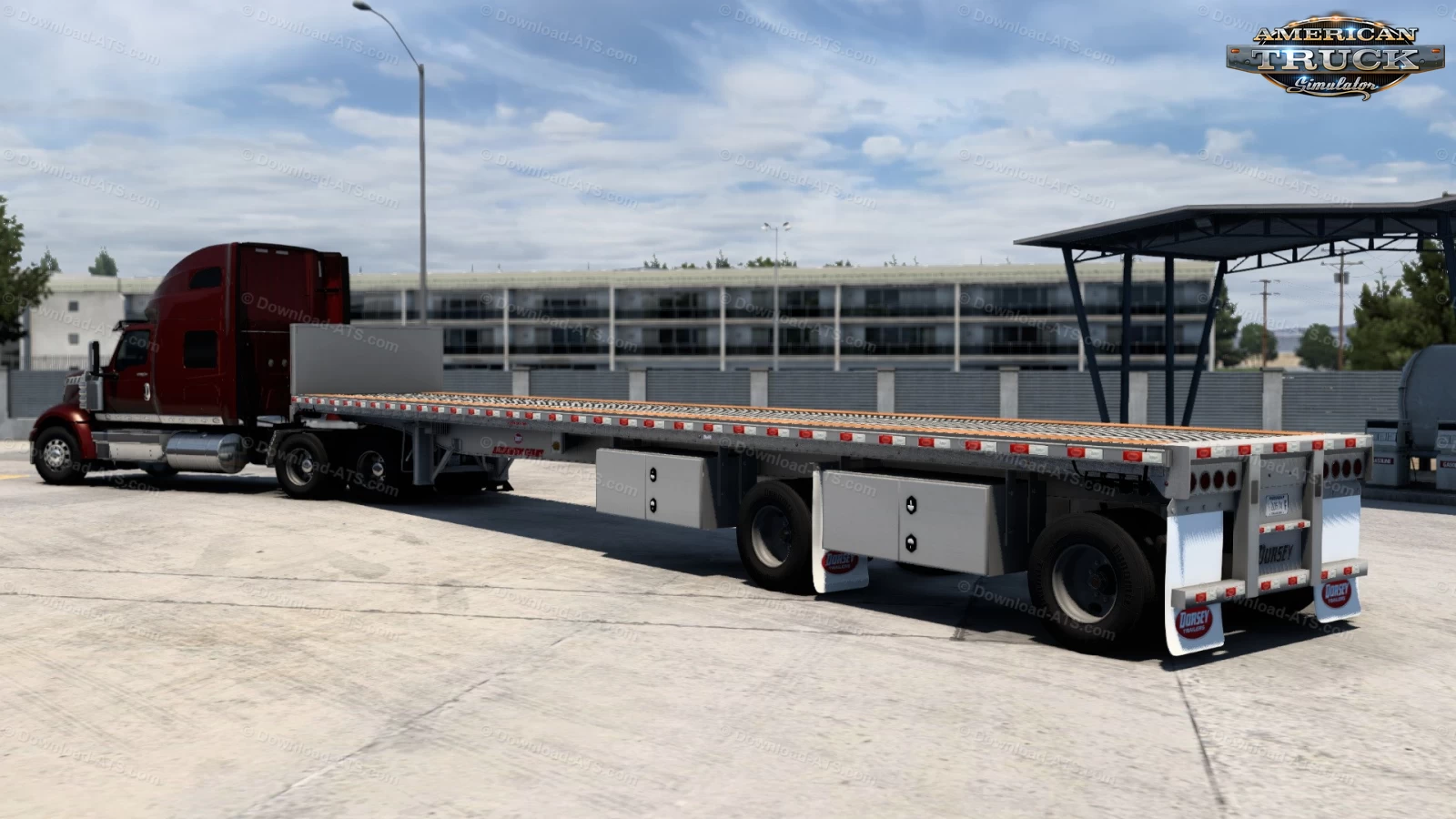 Dorsey Aluminum Giant Flatbed Trailer v1.1 (1.41.x) for ATS