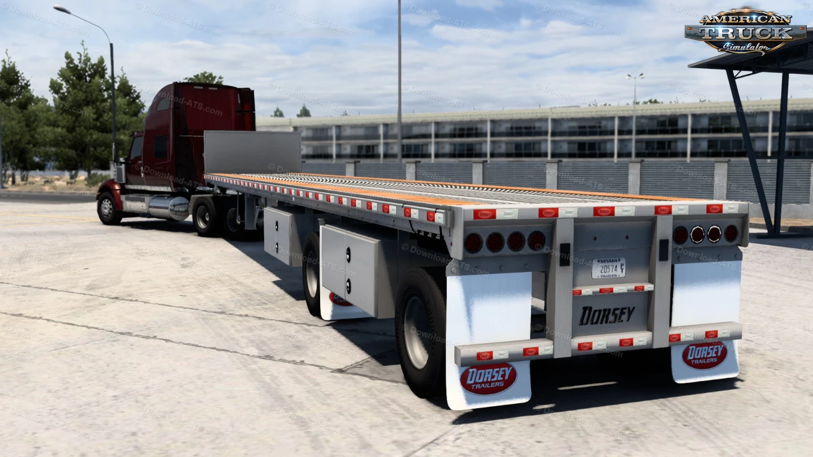 Dorsey Aluminum Giant Flatbed Trailer v1.1 (1.41.x) for ATS