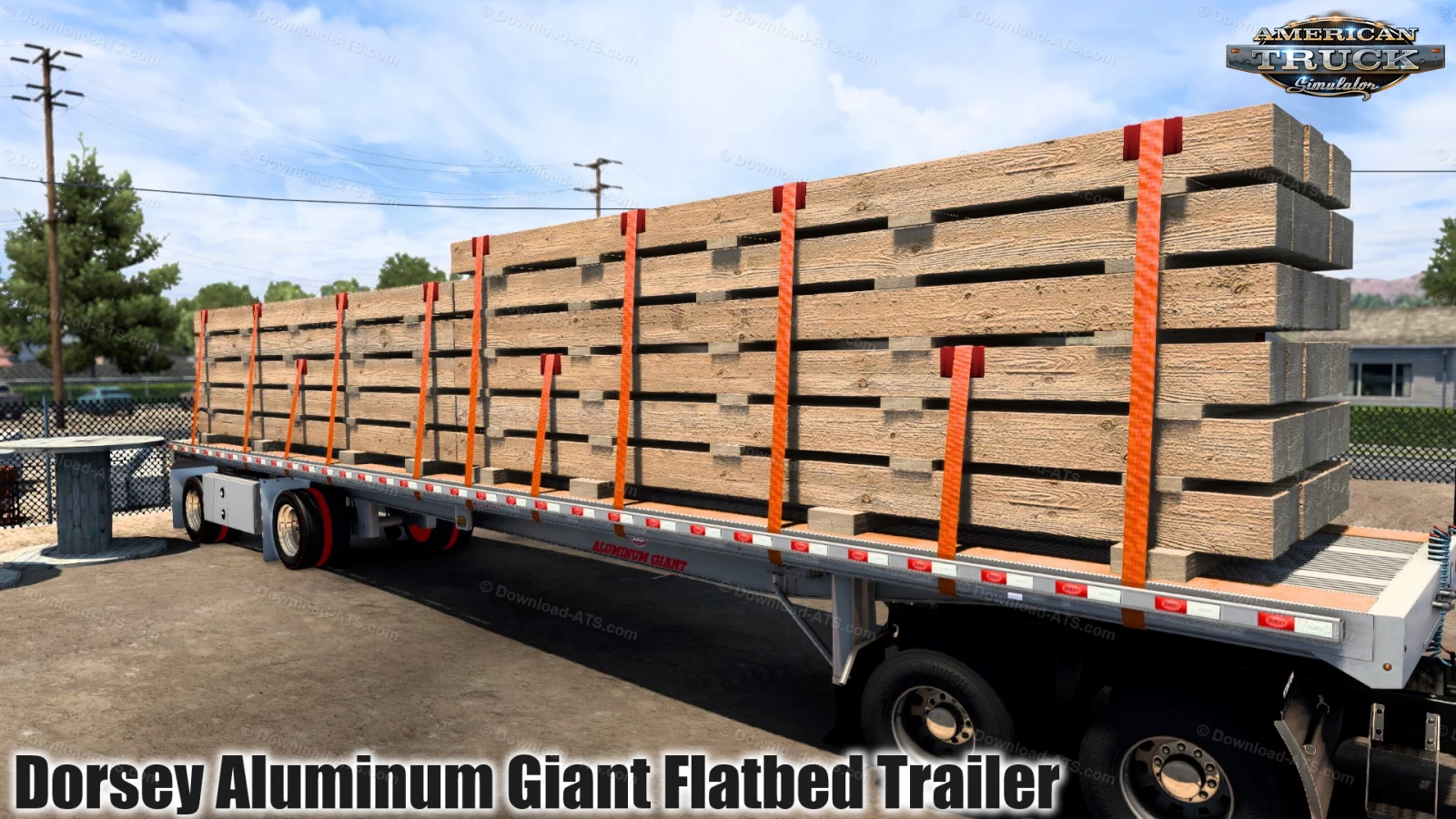 Dorsey Aluminum Giant Flatbed Trailer v1.1 (1.41.x) for ATS