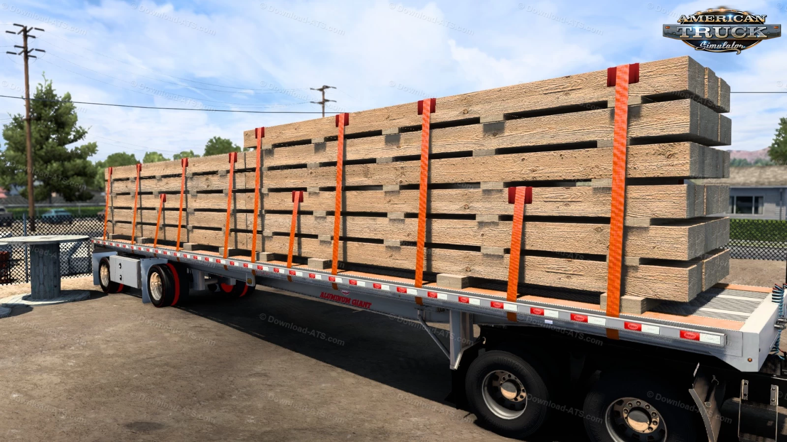 Dorsey Aluminum Giant Flatbed Trailer v1.1 (1.41.x) for ATS
