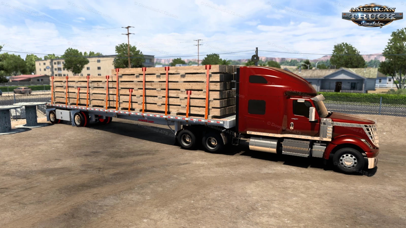 Dorsey Aluminum Giant Flatbed Trailer v1.1 (1.41.x) for ATS