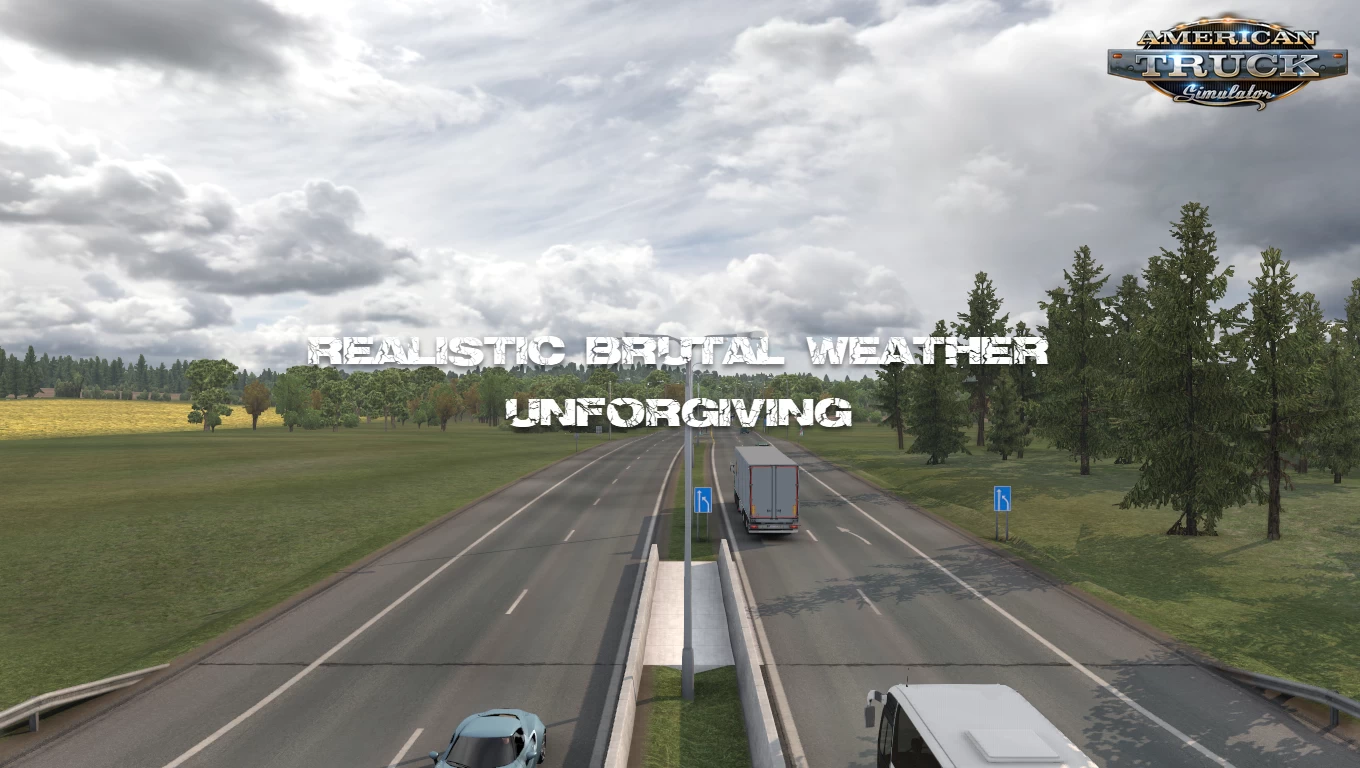 Realistic Brutal Graphics and Weather v5.6.1 (1.46.x) for ATS