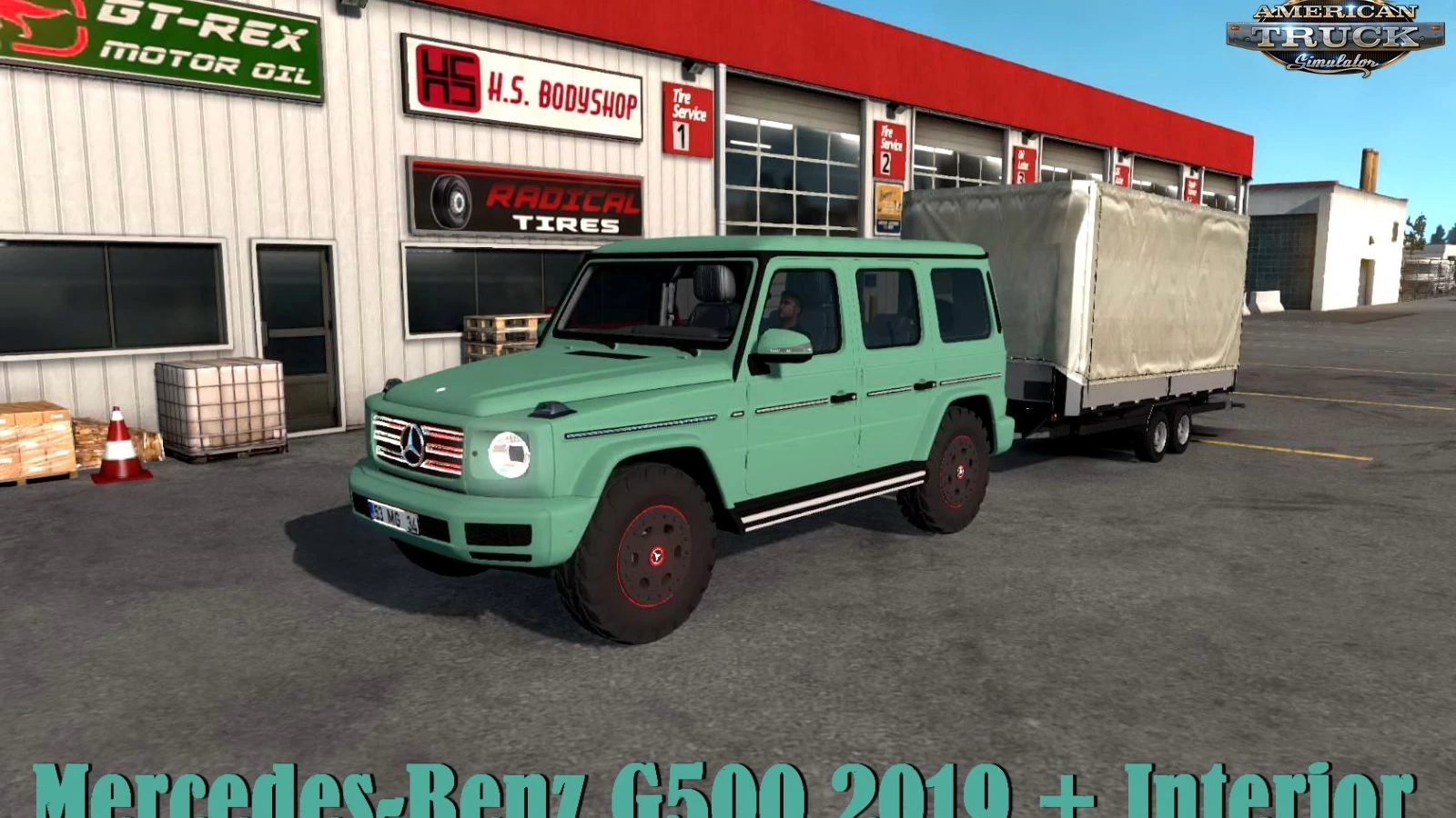 Mercedes-Benz G500 2019 + Interior v2.0 (1.41.x) for ATS