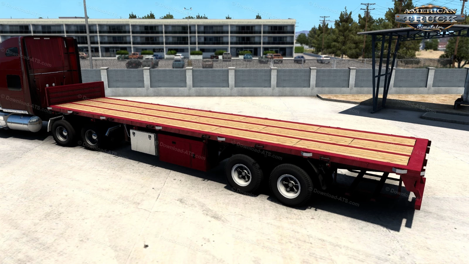 Iranian Kaveh Flatbed Trailer v1.0 (1.41.x) for ATS
