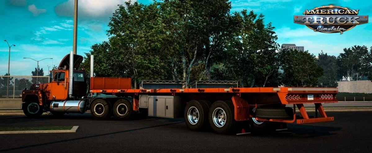 Iranian Kaveh Flatbed Trailer v1.0 (1.41.x) for ATS