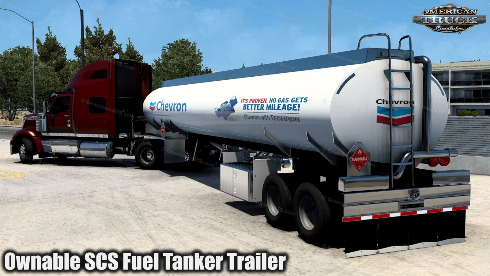 SCS Fuel Tanker Trailer v1.4 Edit by ReneNate (1.48.x) for ATS