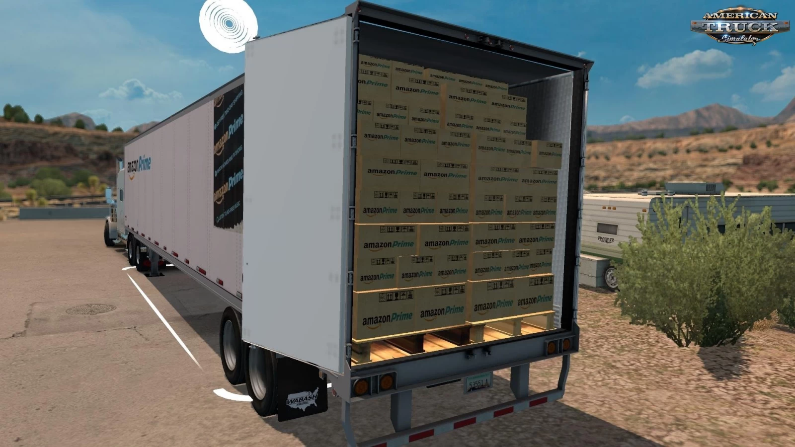 Trailer Wabash Duraplate + Skins v4.1 (1.41.x) for ATS