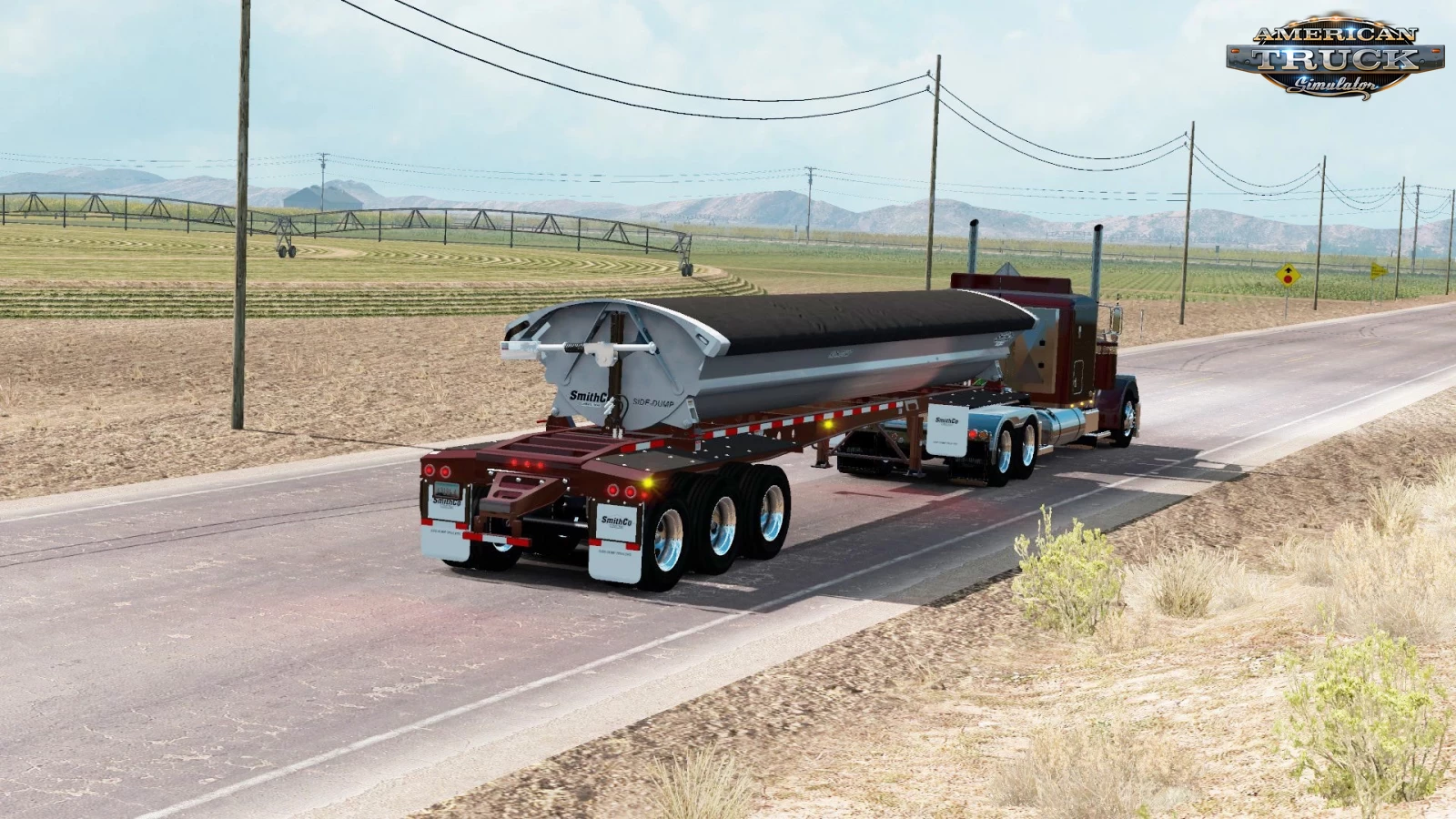 SmithCo Side Dump Double Trailer v2.1 (1.41.x) for ATS