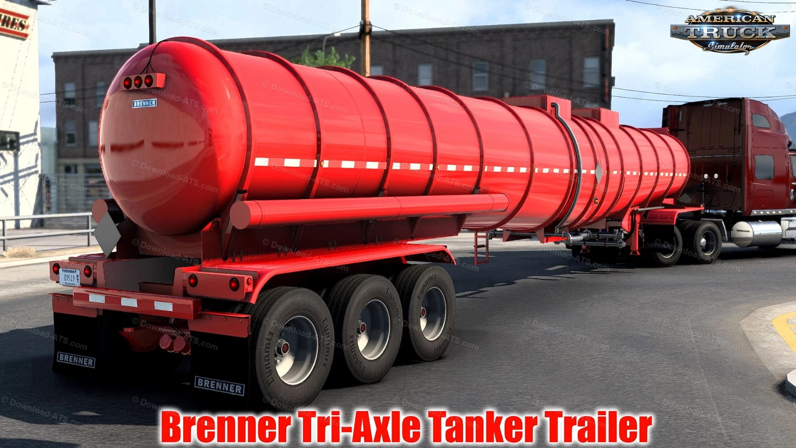 Brenner Tri-Axle Tanker Trailer v1.0 (1.41.x) for ATS