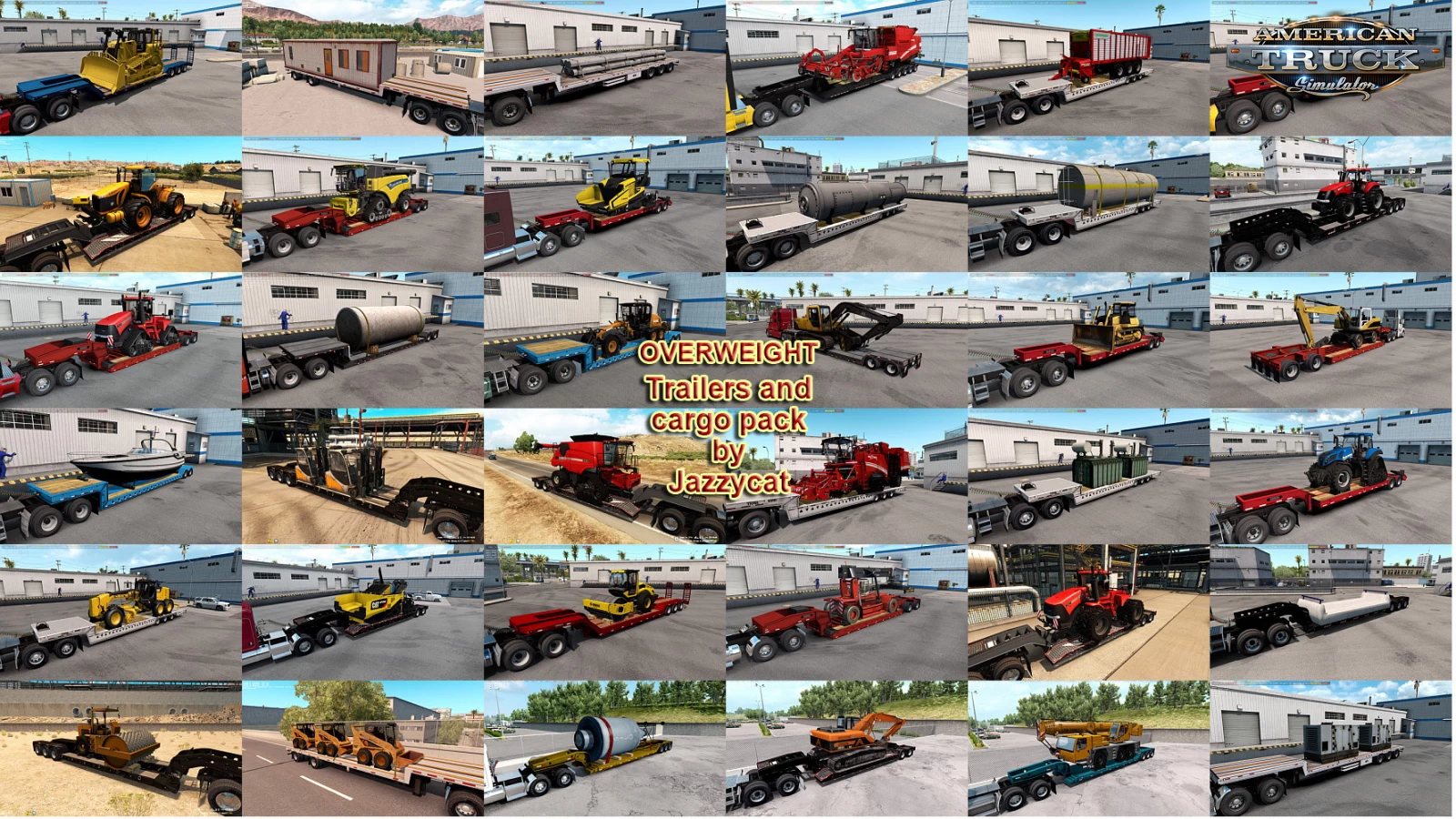 Overweight Trailers and Cargo Pack v6.1.3 (1.51.x) for ATS