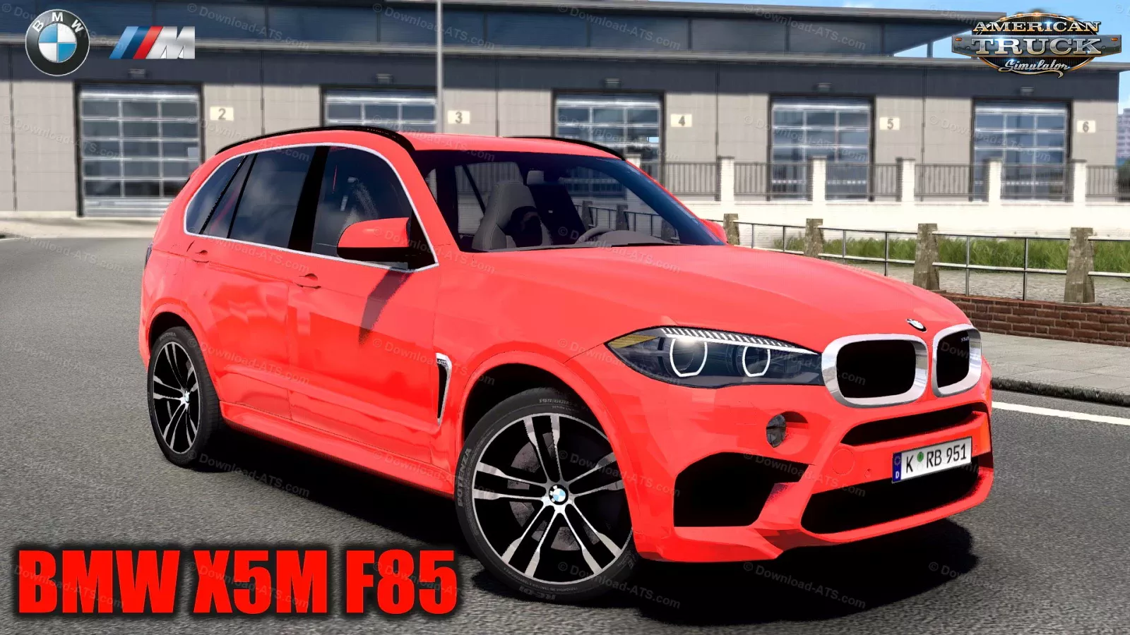 BMW X5M F85 + Interior 2016 v2.4 (1.50.x) for ATS