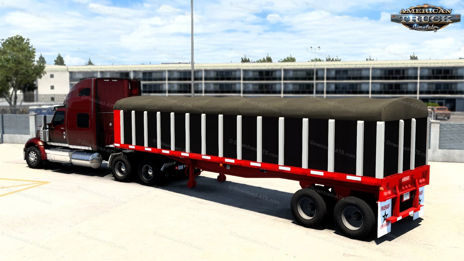 Fruehauf Flatbed Trailer Ownable v1.1 (1.41.x) for ATS