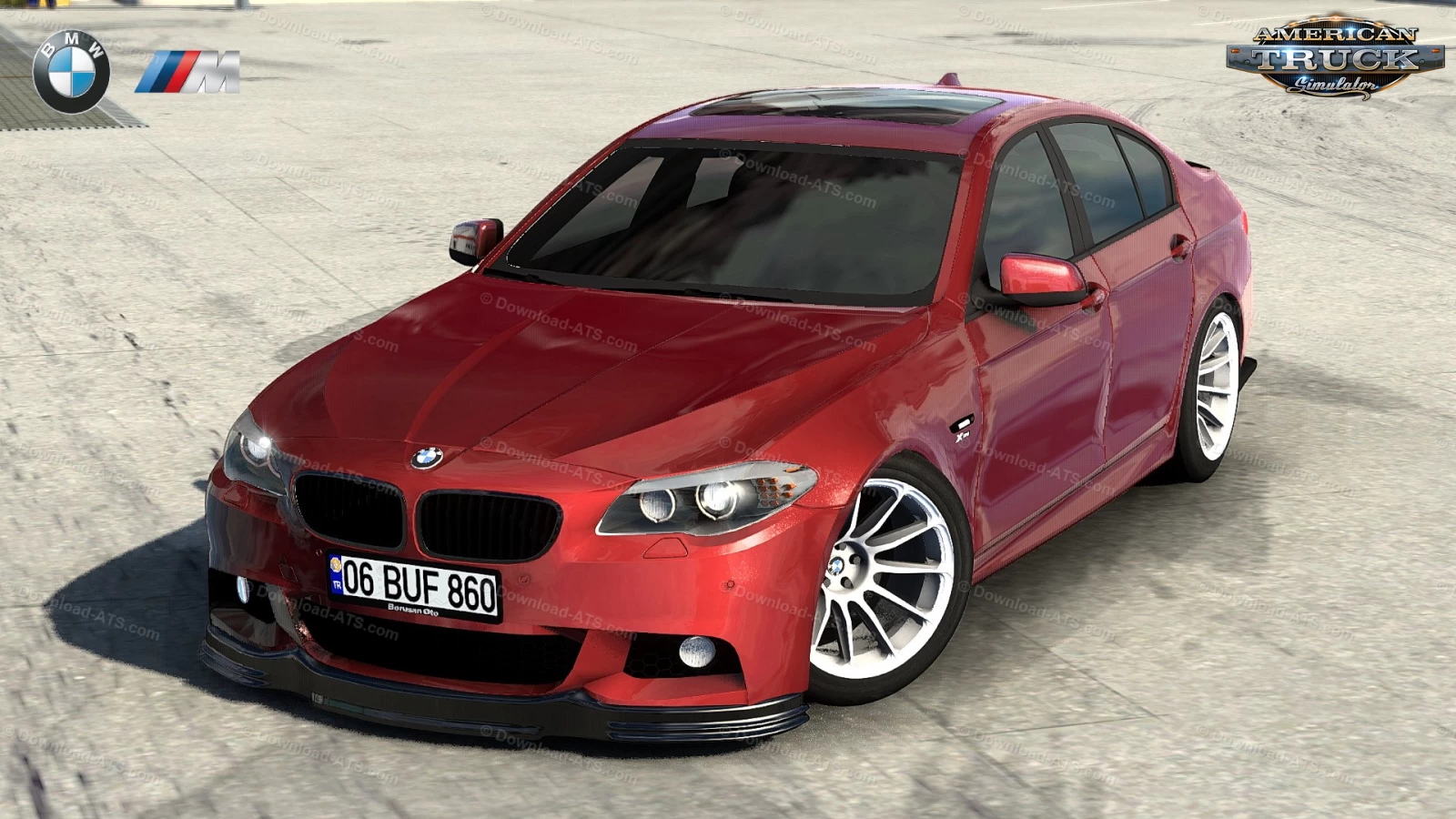 BMW 5 Series F10 + Interior v1.1 (1.41.x) for ATS