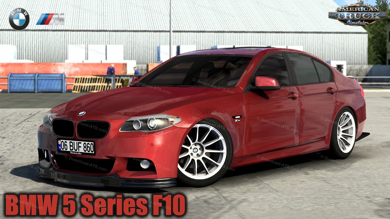 BMW 5 Series F10 + Interior v1.1 (1.41.x) for ATS