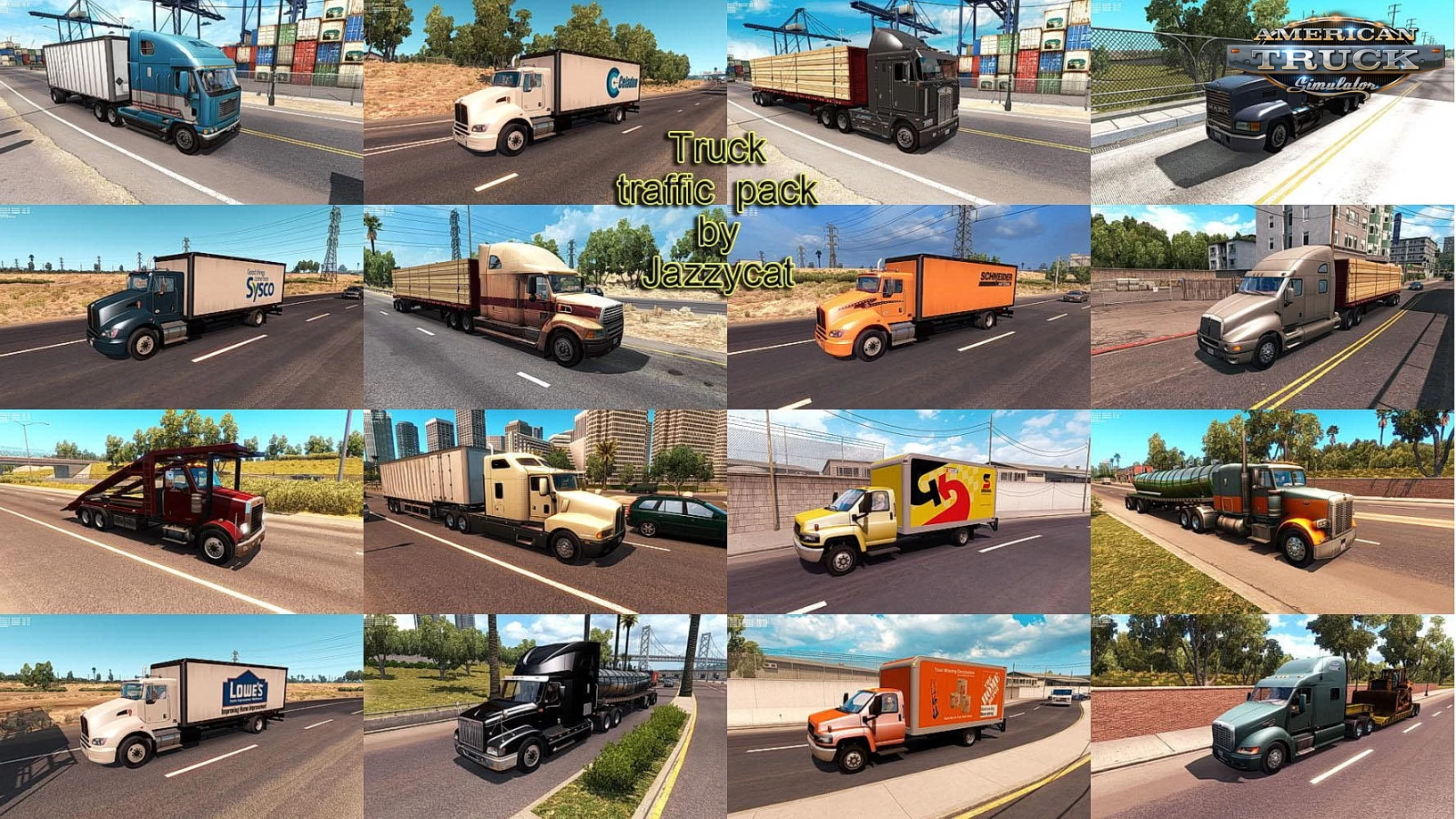 Truck Traffic Pack v2.8.4 by Jazzycat (1.44.x) for ATS