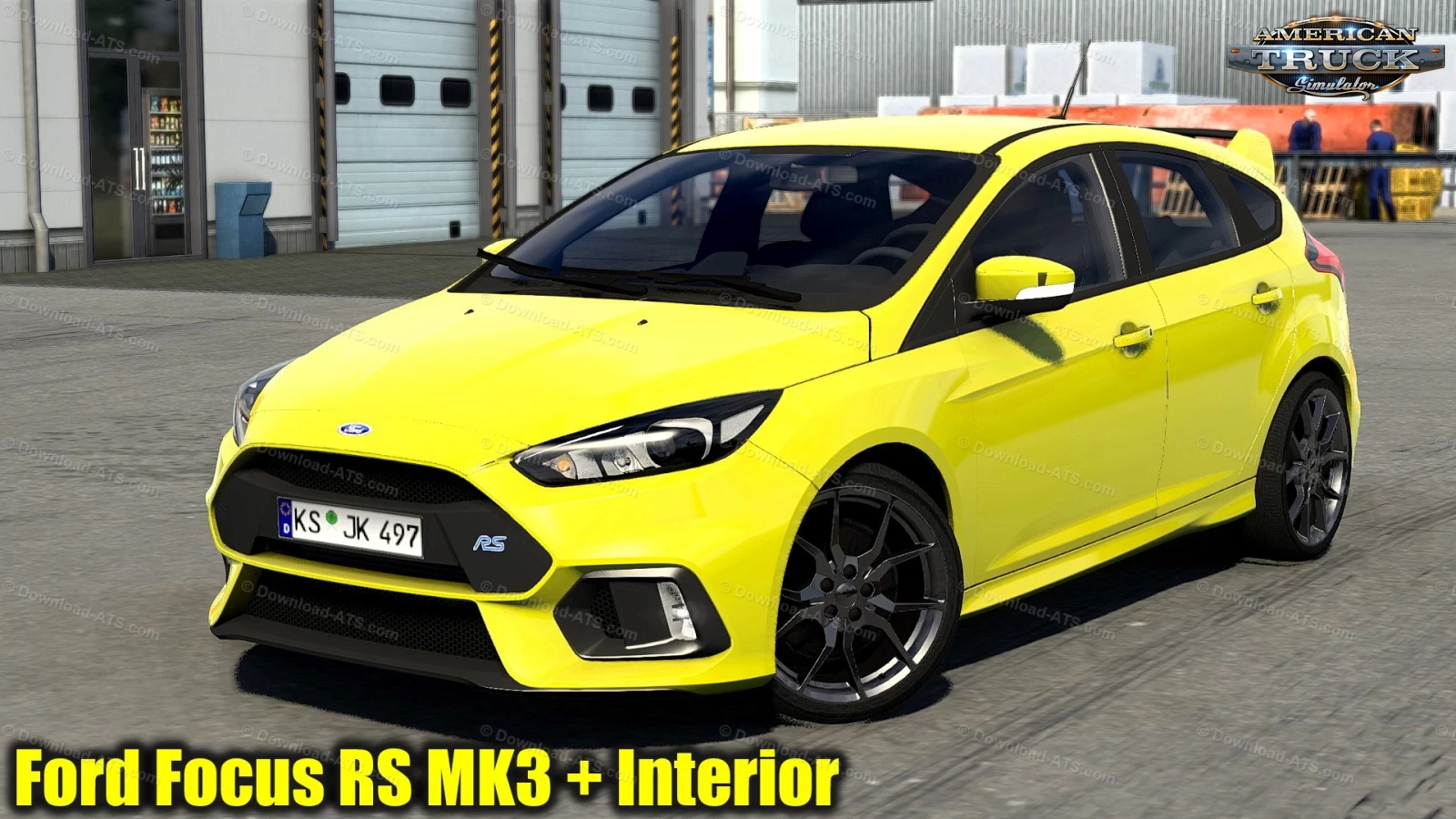 Ford Focus RS MK3 + Interior v2.8 (1.53.x) for ATS