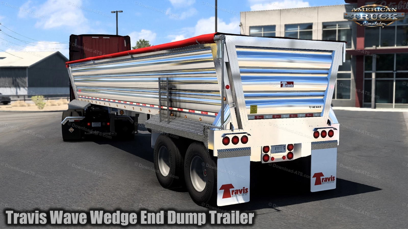 Travis Wave Wedge End Dump Trailer v1.2 (1.49.x) for ATS