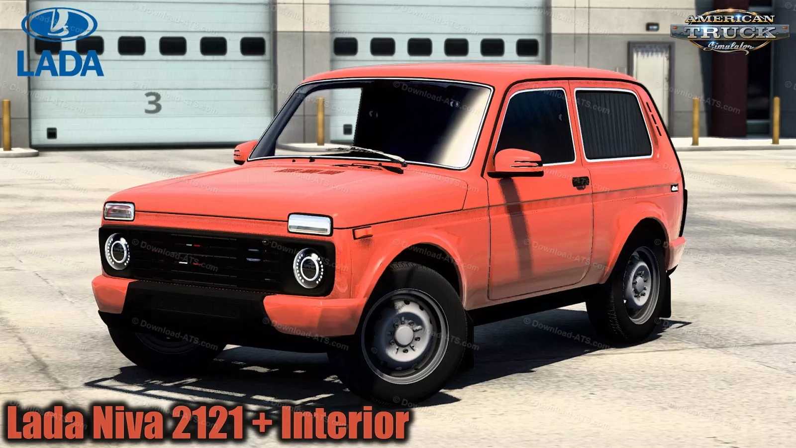 Lada Niva 2121 + Interior v5.8 (1.50.x) for ATS
