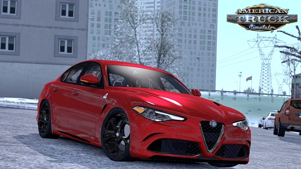 Alfa Romeo Giulia + Interior v1.150 (1.49.x) for ATS