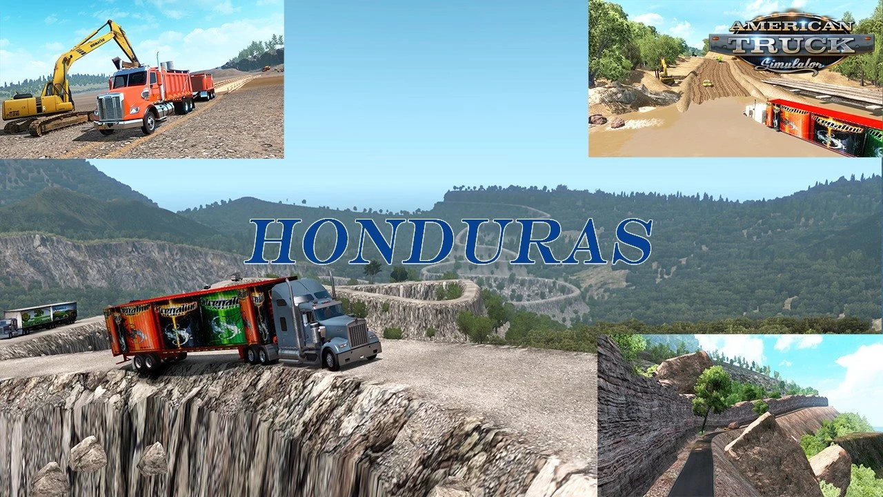 Extreme and Dangerous Roads Map of Honduras v1.3 (1.41.x)