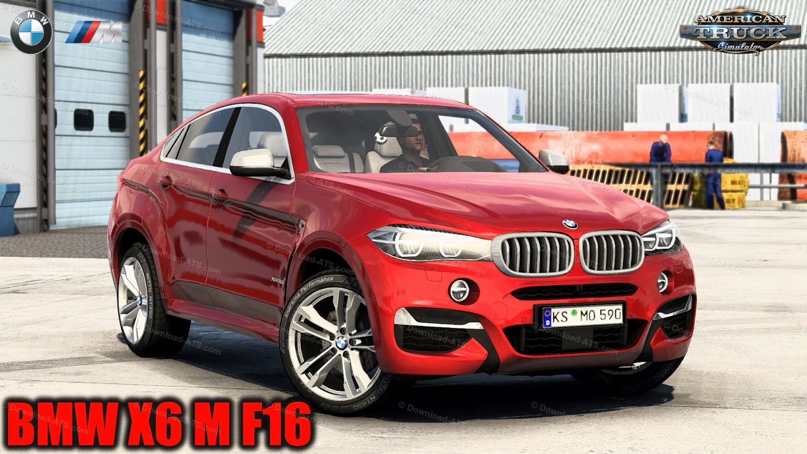 BMW X6 M F16 + Interior v3.0 (1.50.x) for ATS