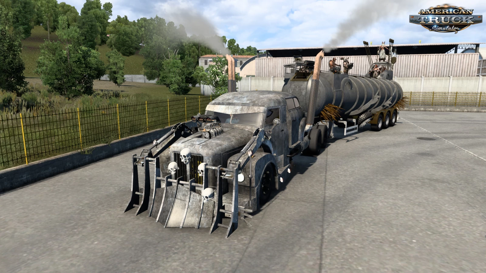Scania 111s MADMAX Truck + Trailer v1.1 (1.42.x) for ATS