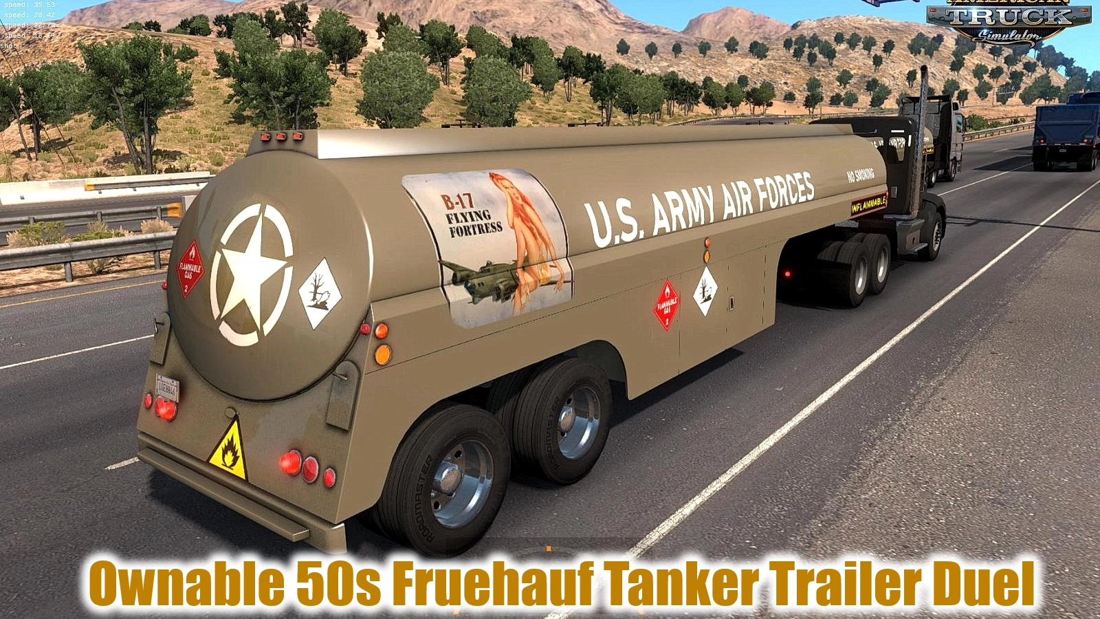 Ownable 50s Fruehauf Tanker Trailer Duel v1.5 (1.49.x) for ATS