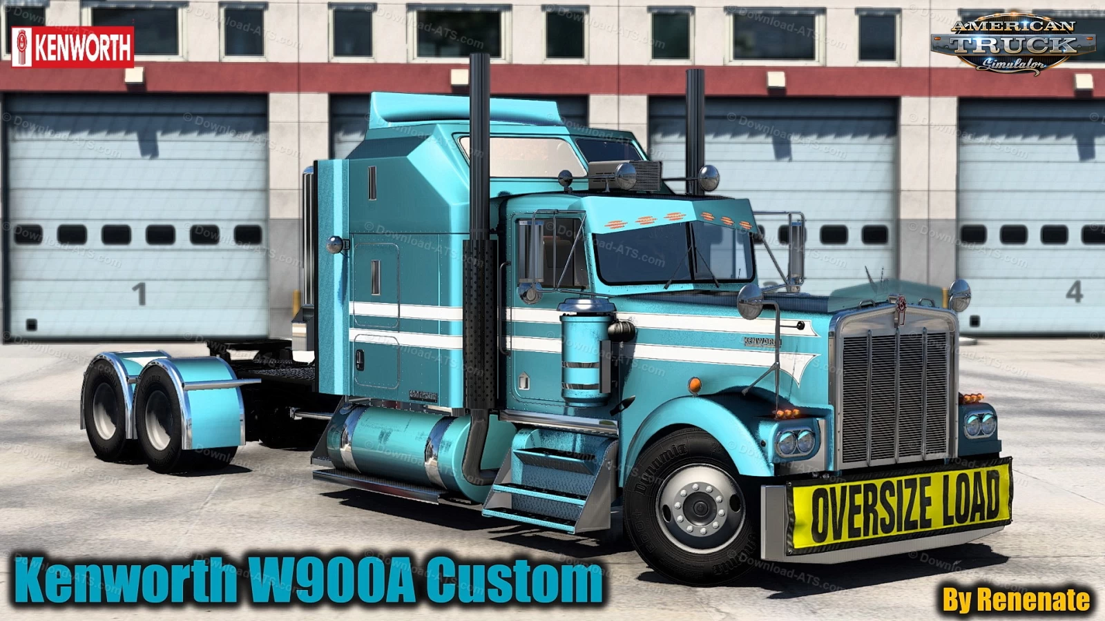 Kenworth W900A Custom Truck v1.5 by Renenate (1.45.x) for ATS