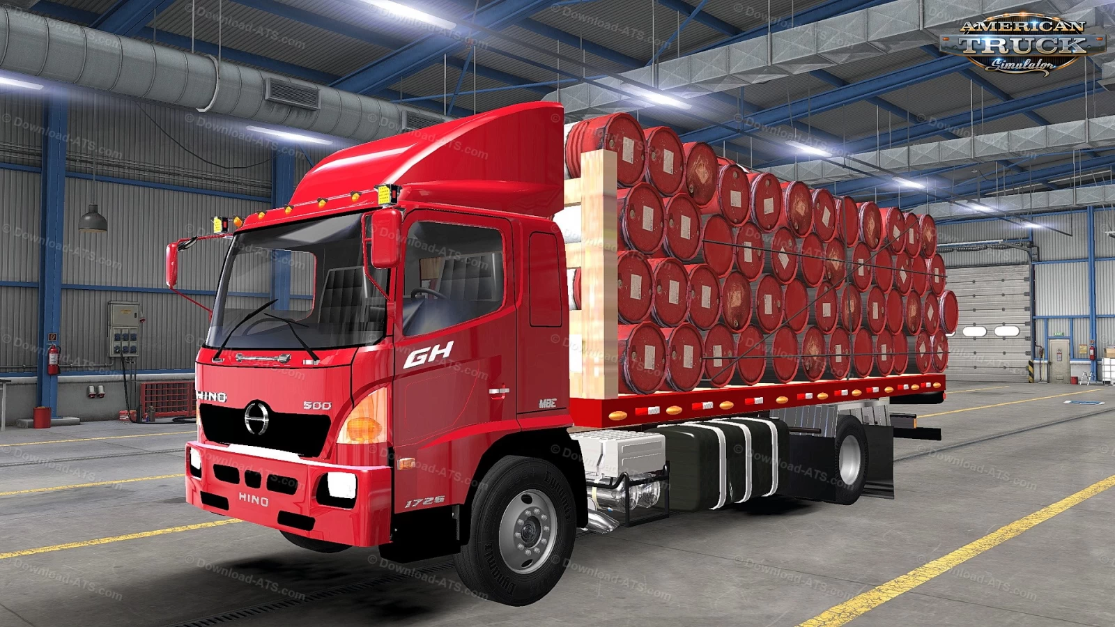 Hino 500 Truck + Cargos v1.1 (1.43.x) for ATS