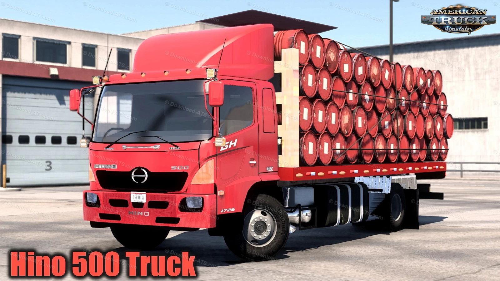 Hino 500 Truck + Cargos v1.1 (1.43.x) for ATS