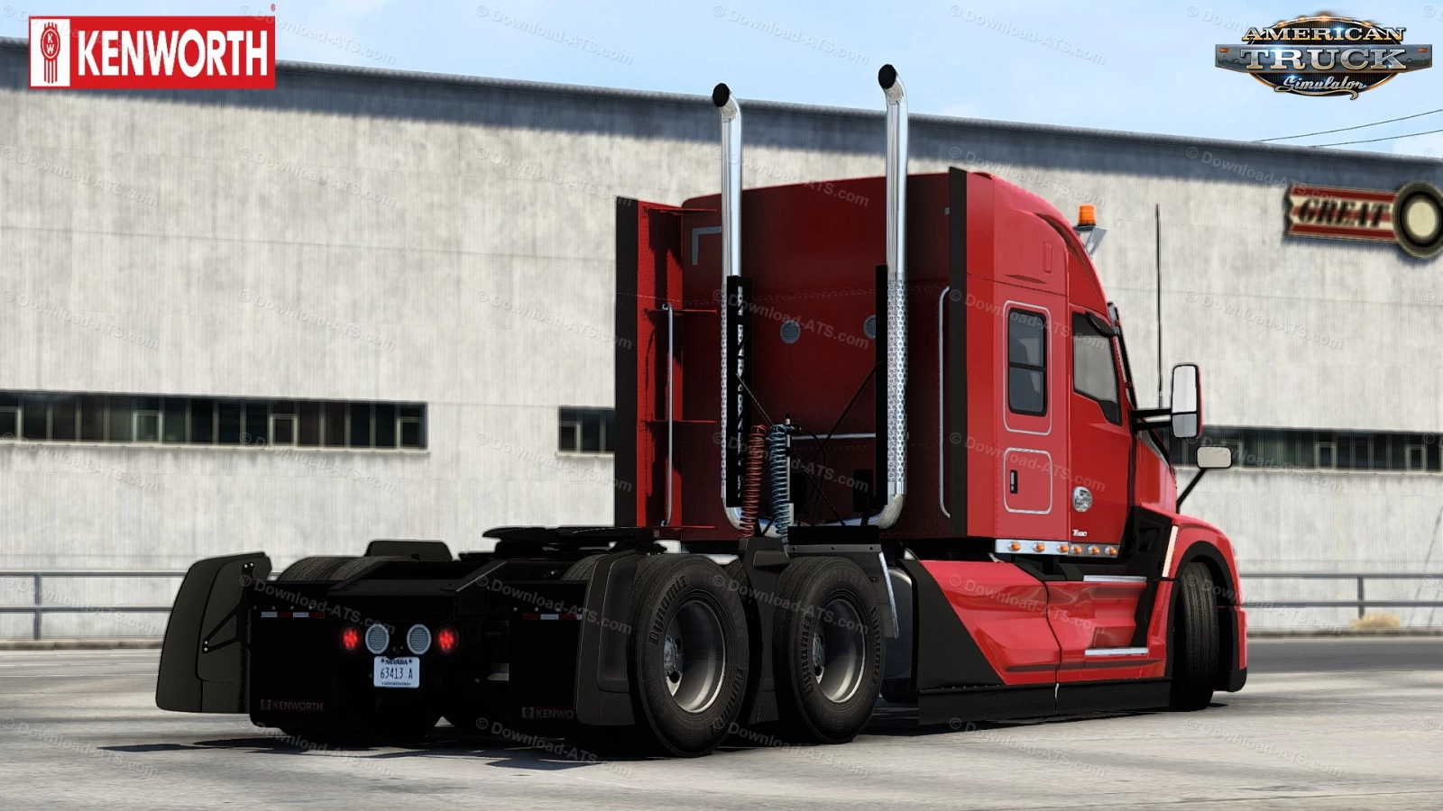 Kenworth T680 Next Gen Truck v1.4 (1.55.x) for ATS