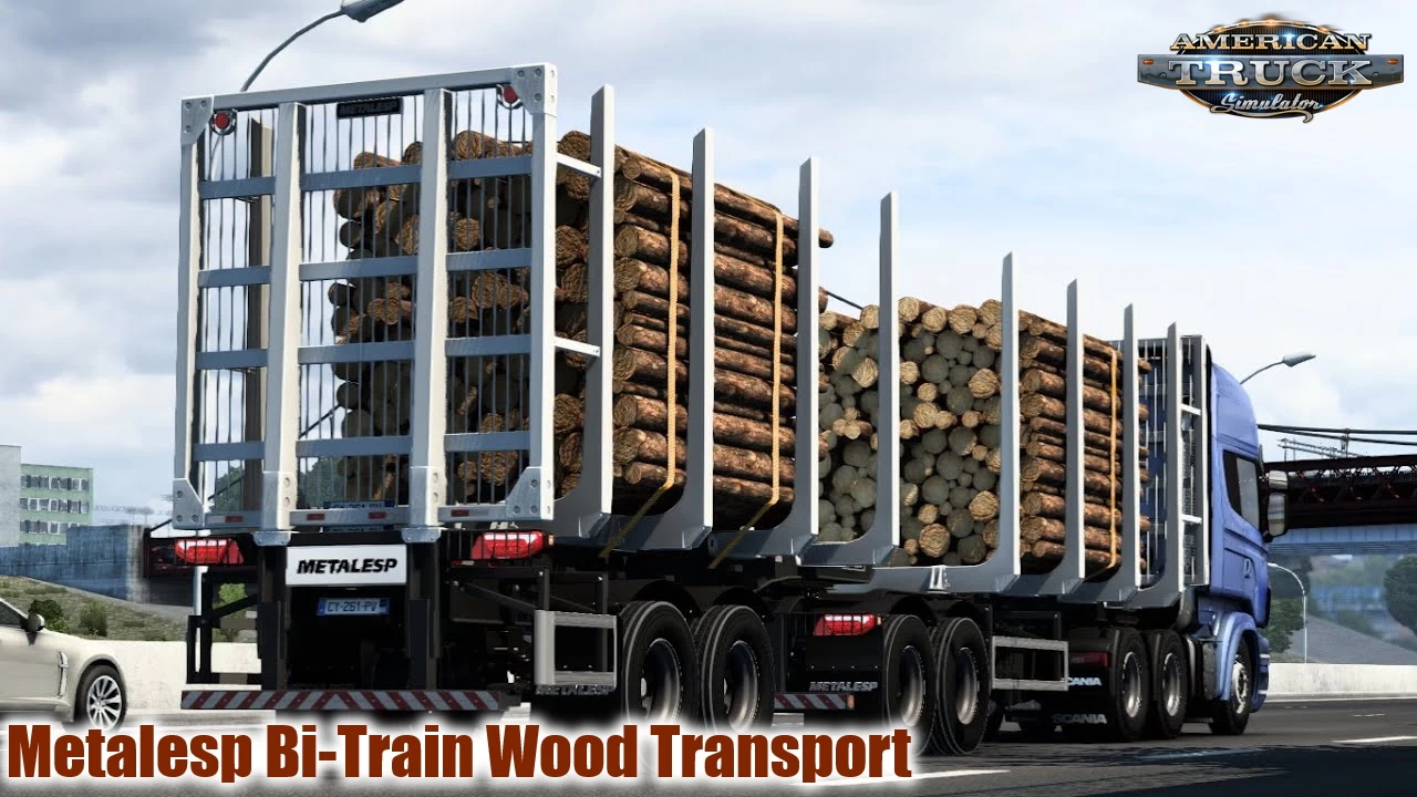 Metalesp Bi-Train Wood Transport v0.4.3 (1.42.x) for ATS