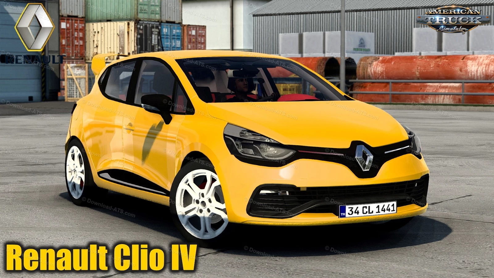 Renault Clio IV + Interior v1.9 (1.43.x) for ATS