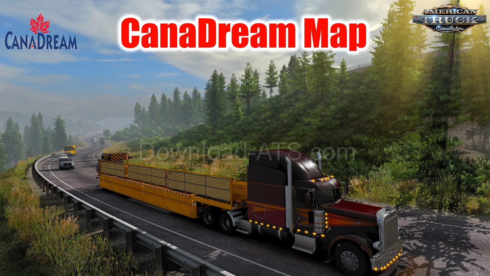 CanaDream Map (CanaMania) v2.51 by ManiaX (1.51.x) for ATS