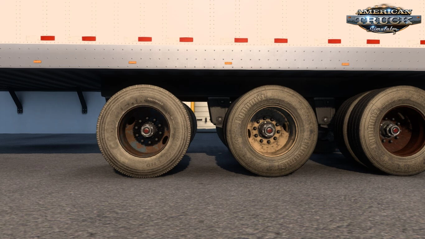 Dirt Tires and Rims Pack 2in1 v1.02 (1.43.x) for ATS