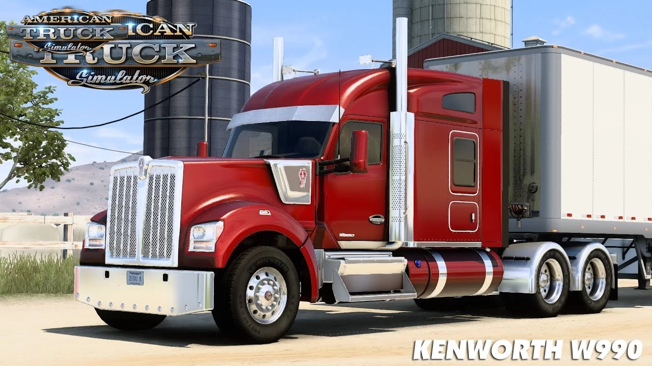 Kenworth W990 + Interior v1.3.4 Edited by Harven (1.51.x)