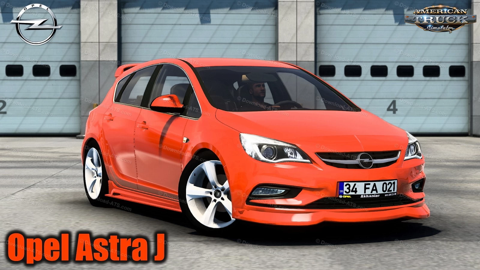 Opel Astra J + Interior v1.150 (1.49.x) for ATS