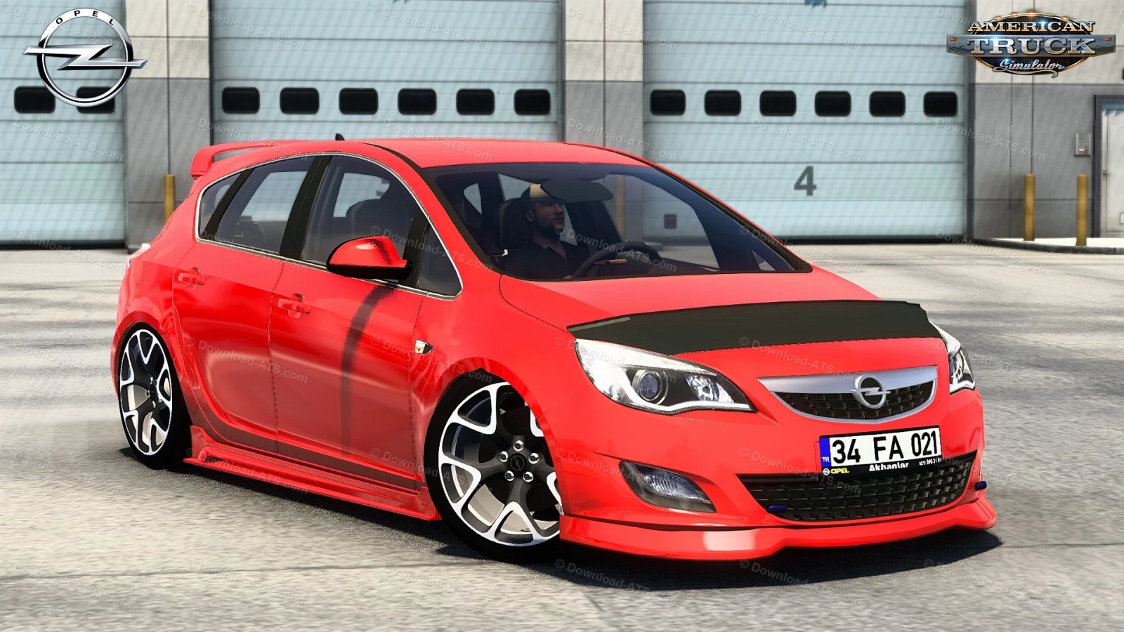 Opel Astra J + Interior v1.140 (1.48.x) for ATS