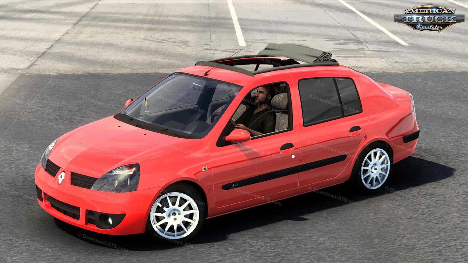 Renault Clio 2 Symbol + Interior v1R160 (1.57.x) for ATS