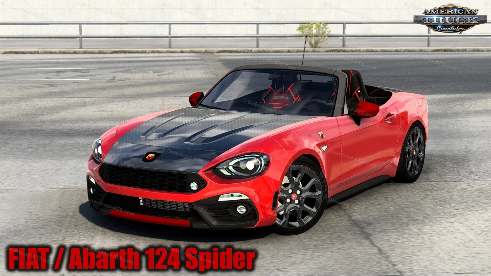 FIAT / Abarth 124 Spider + Interior v1.150 by trzpro (1.49.x)