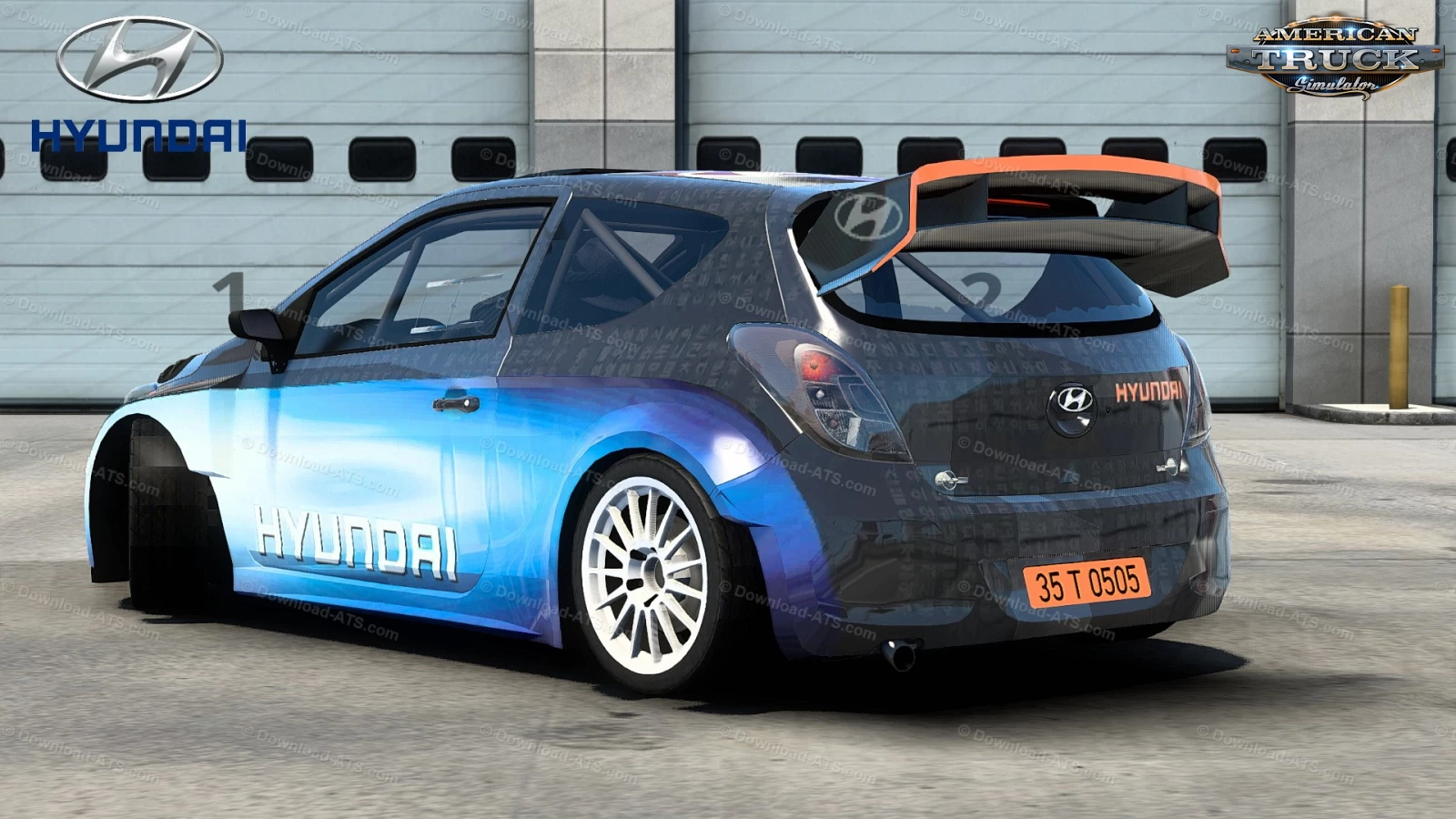 Hyundai i20 WRC + Interior v1.9 (1.43.x) for ATS