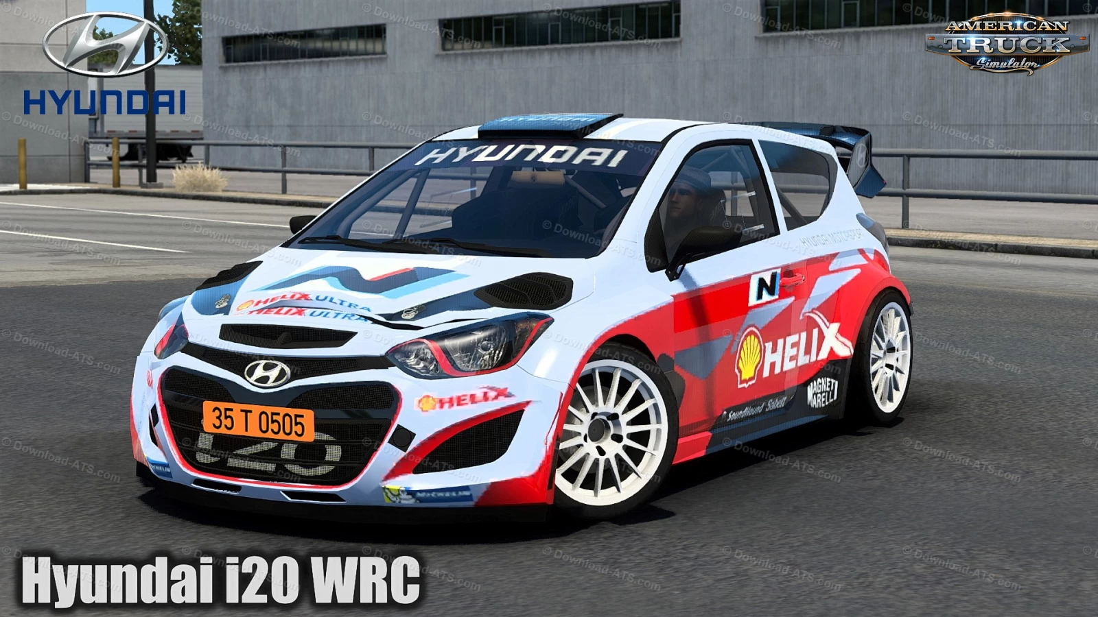 Hyundai i20 WRC + Interior v2.0 (1.44.x) for ATS