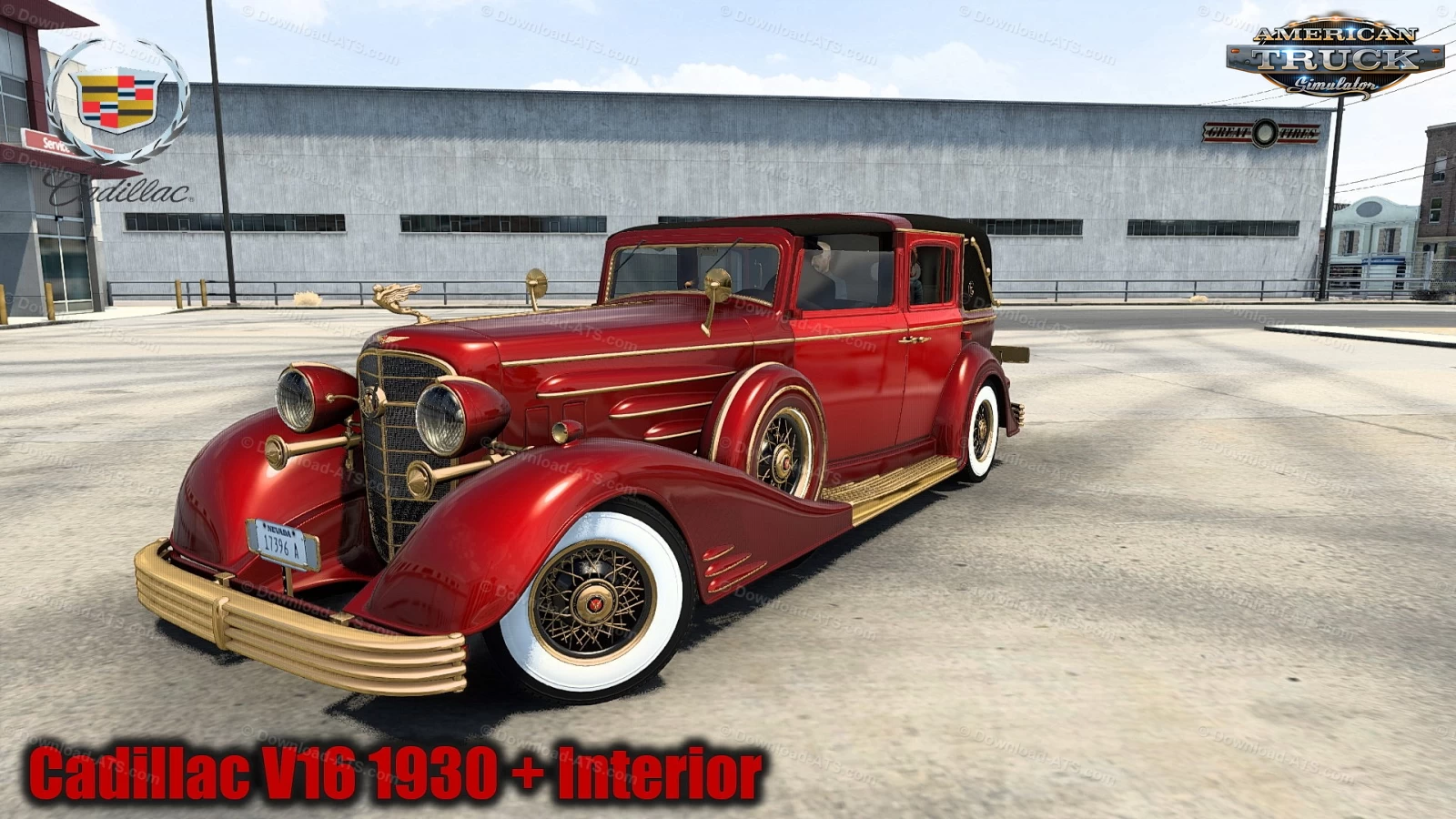 Cadillac V16 1930 + Interior v1.4 (1.50.x) for ATS