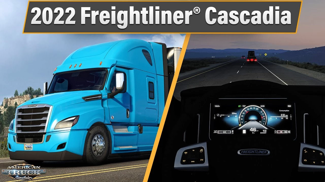 Freightliner Cascadia 2022 By SCS Software - American Truck