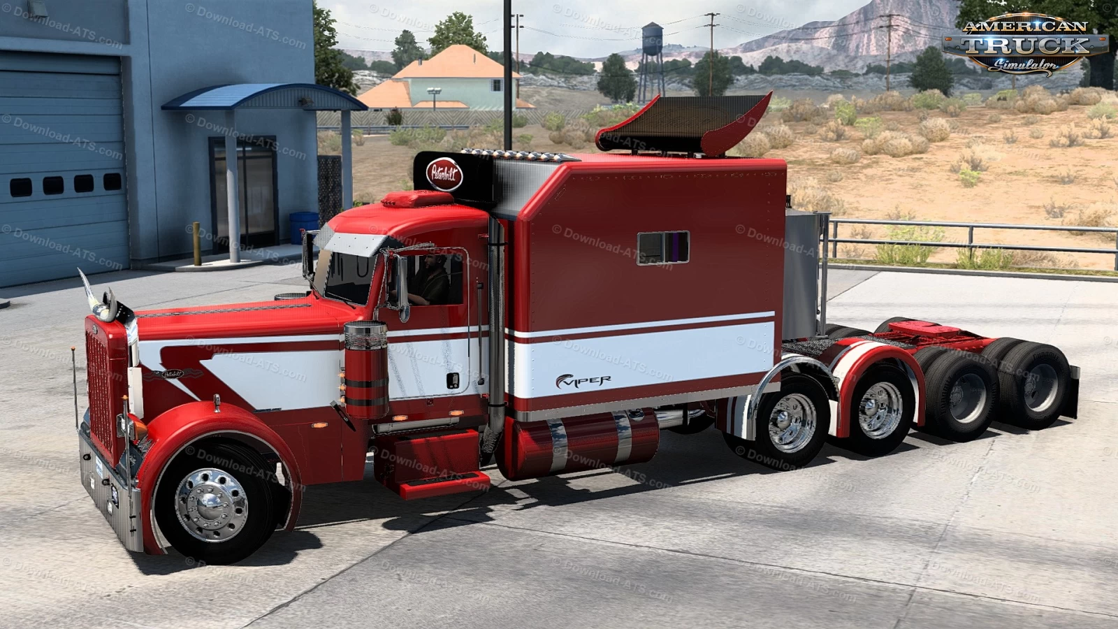 Peterbilt 389 Longhood + Dump + Wrecker v1.8 (1.48.x) for ATS