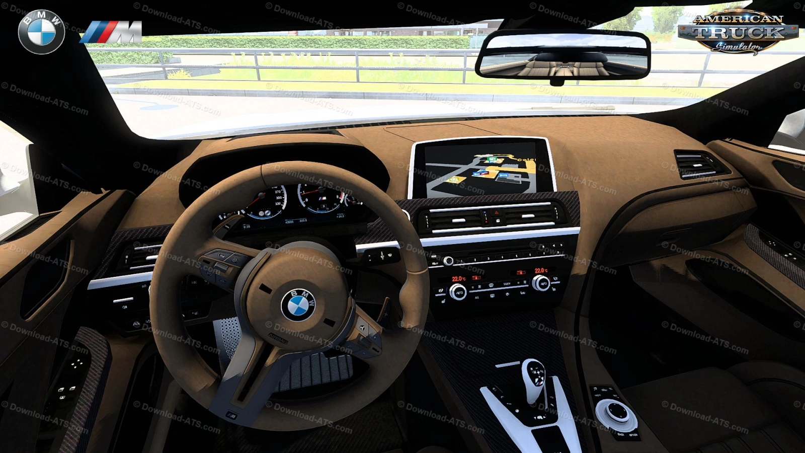 BMW M6 F13 + Interior v3.2 (1.44.x) for ATS