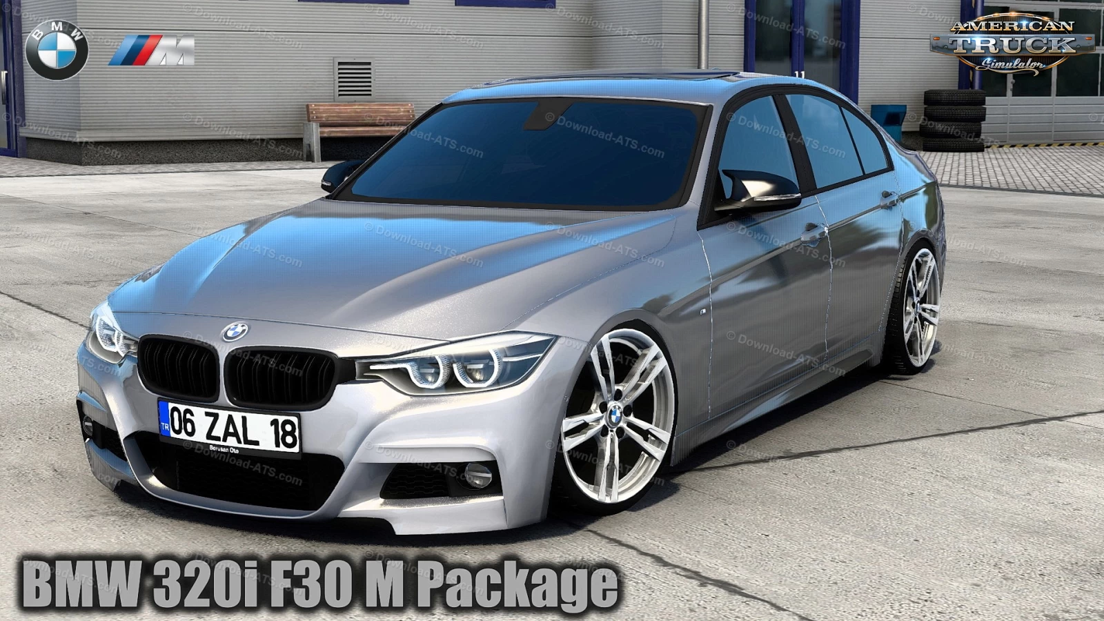 BMW 320i F30 M Package + Interior v2.0 (1.52.x) for ATS