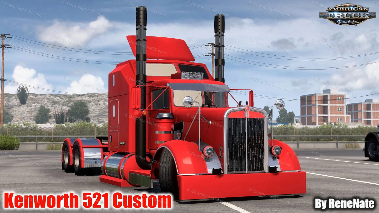 Kenworth 521 Custom v1.2 By ReneNate (1.44.x) for ATS