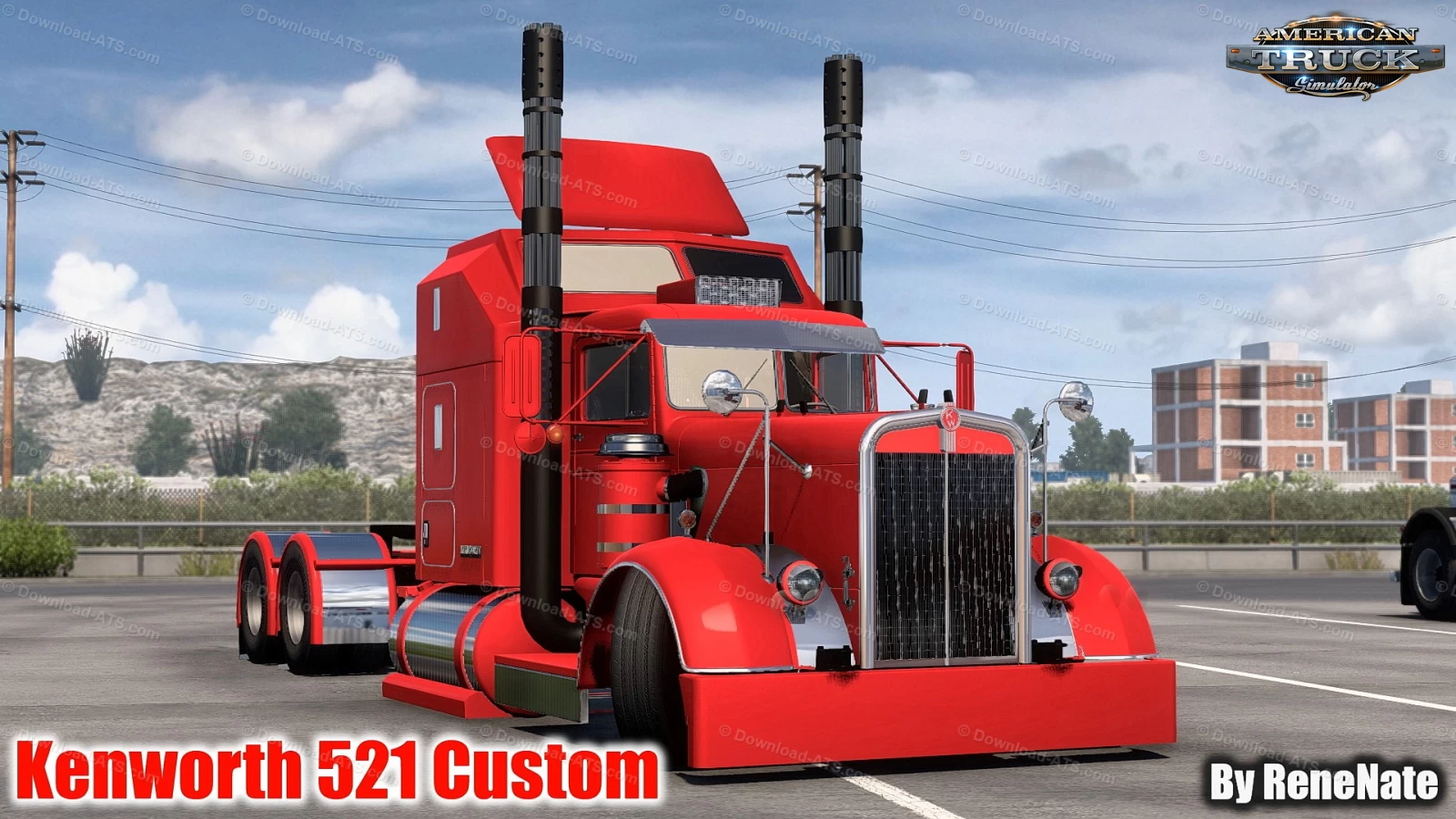 Kenworth 521 Custom v1.5a By ReneNate (1.48.x) for ATS