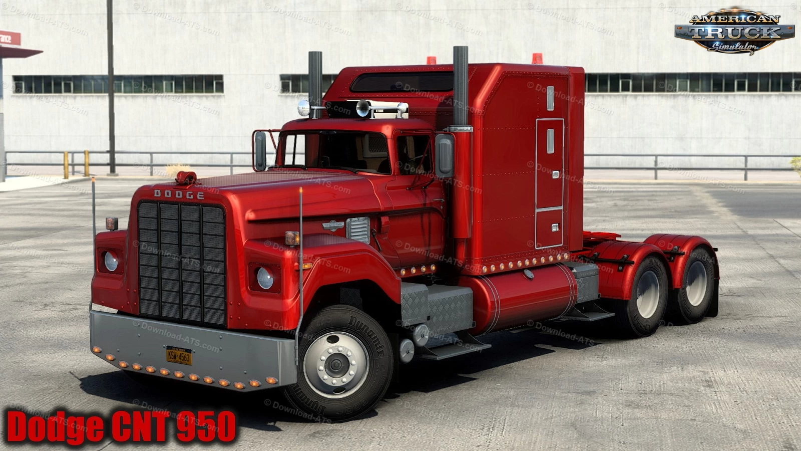 Dodge CNT 950 Truck + Interior v1.0 (1.43.x) for ATS
